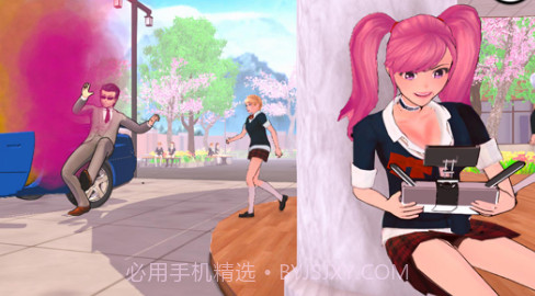 日本动漫高的学校坏的女孩模拟v1.0.12截图