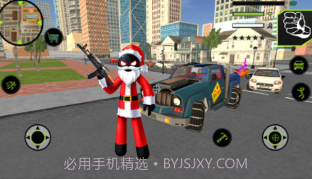 火柴人绳索英雄圣诞版v1.8截图