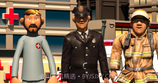 紧急救援911救火车和警察模拟器v1.0.9截图