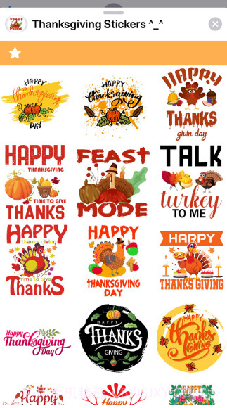 ThanksgivingStickers^_^v1.14截图
