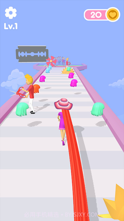 头发鞭打跑游戏1.0.13截图
