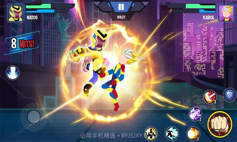 火柴人勇士超级暗影格斗无限金币钻石版1.9.19截图