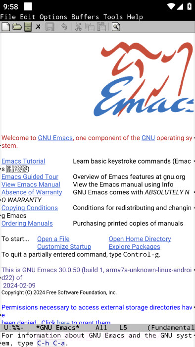 emacs编辑器v30.0.13截图