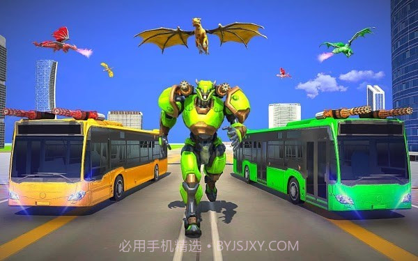 多龙机器人巴士改造手机版1.4截图