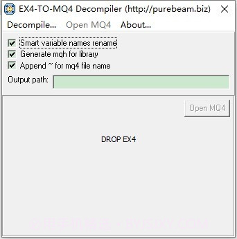 ex4 to mq4 最新版工具v2.51截图