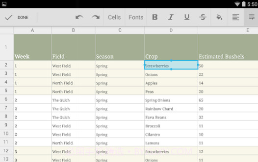 Google表格v1.8.292.09.13截图