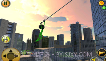 绿火柴人绳索英雄v1.18截图