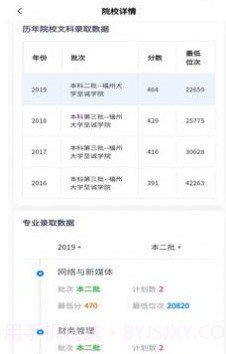 上大学高考志愿填报v2.6.28截图