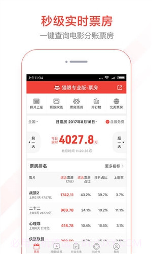 猫眼专业版截图2