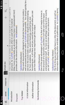 LaTeX编辑器截图2