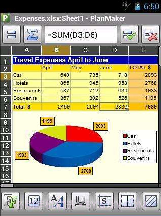 Office2012:PlanMaker截图1 Office2012:PlanMaker截图1