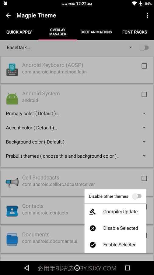substratum lite主题管理截图2