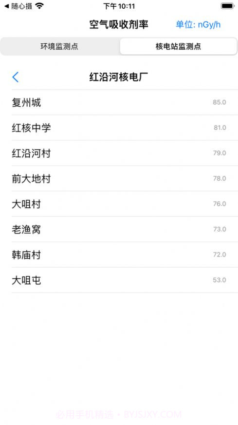 核辐射监测截图1 核辐射监测截图1