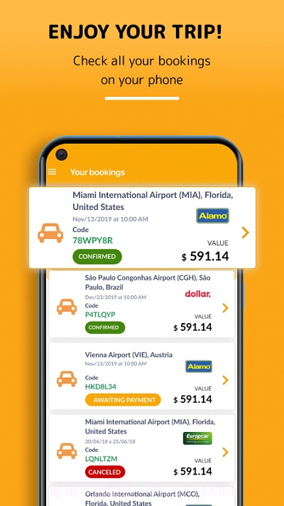 Rentcars.com Car Rental汽车出租截图4