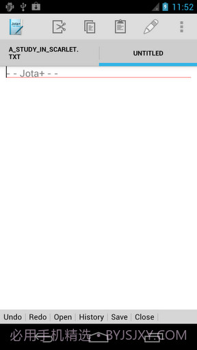 Jota+文本编辑器截图2