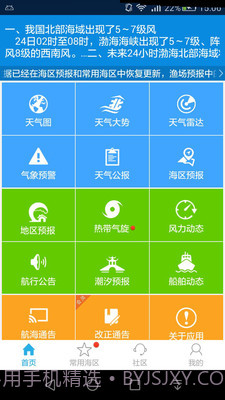 舟山海洋气象截图1