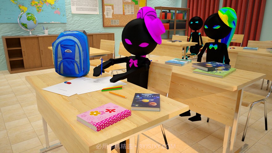 虚拟棍子高中女生截图1