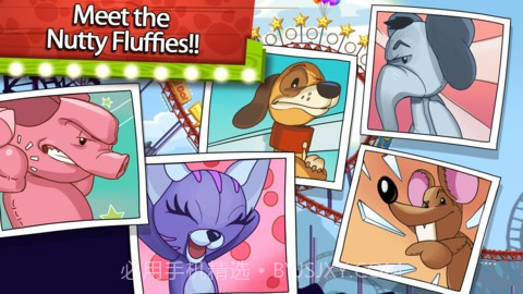 动物过山车 Nutty Fluffies截图2