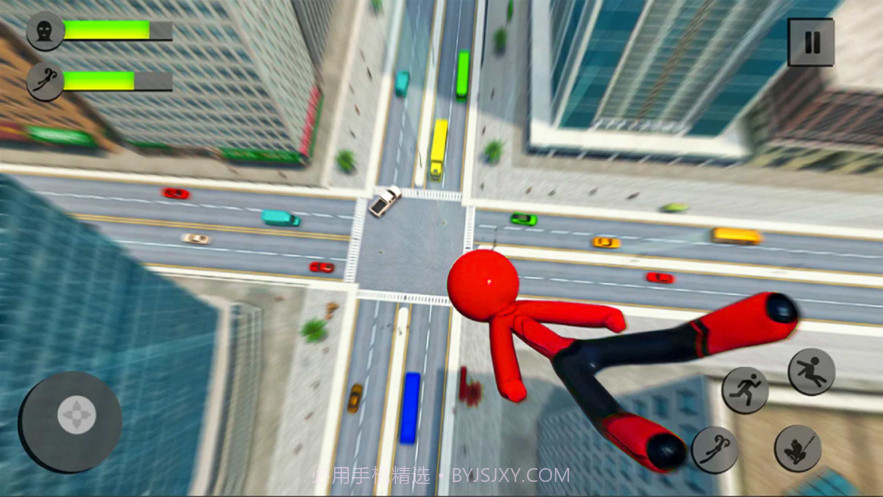 火柴人绳索英雄ios截图3