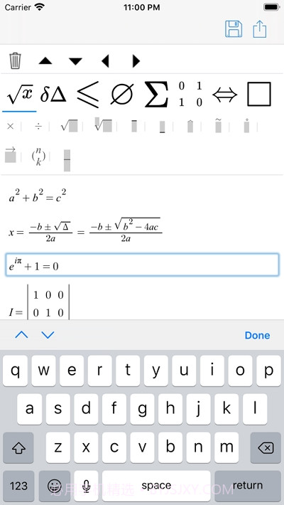 SymEditor数学公式编辑器截图3
