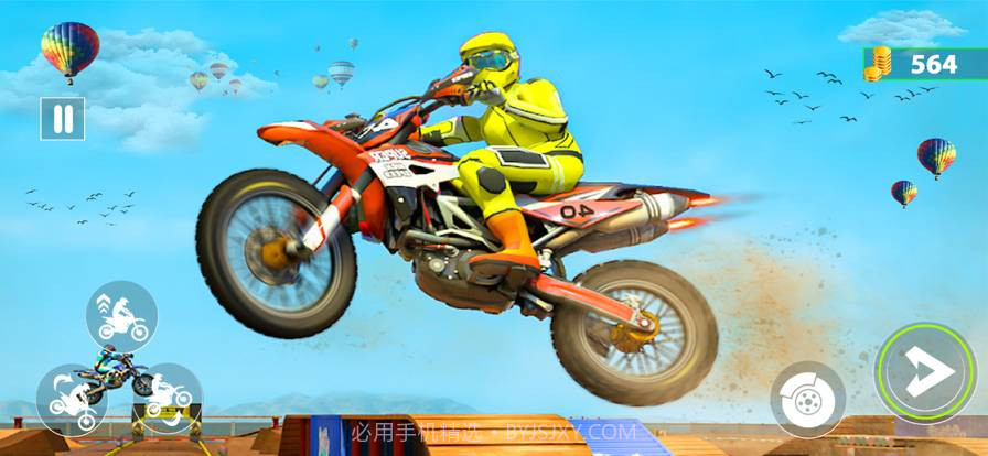 摩托车赛车模拟器截图1