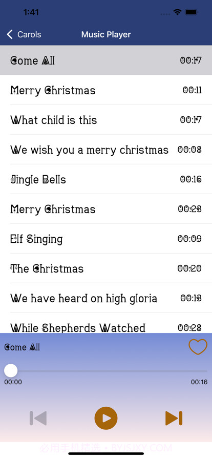 圣诞节歌曲和铃声截图2 圣诞节歌曲和铃声截图2