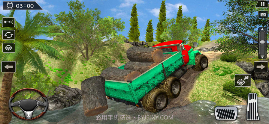 越野泥卡车司机模拟截图3 越野泥卡车司机模拟截图3