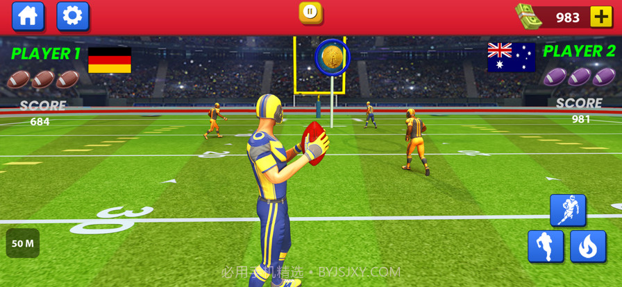 美式足球：橄榄球比赛截图3