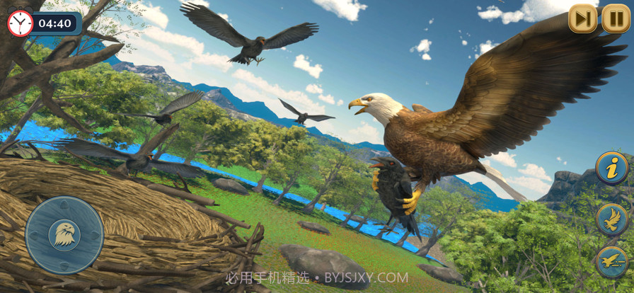 鹰鸟荒野生活模拟截图4 鹰鸟荒野生活模拟截图4