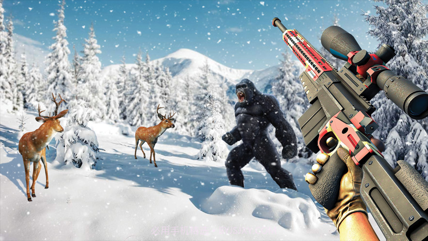 可怕的大猩猩动物狩猎截图3