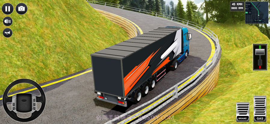半卡车驾驶模拟器截图1 半卡车驾驶模拟器截图1