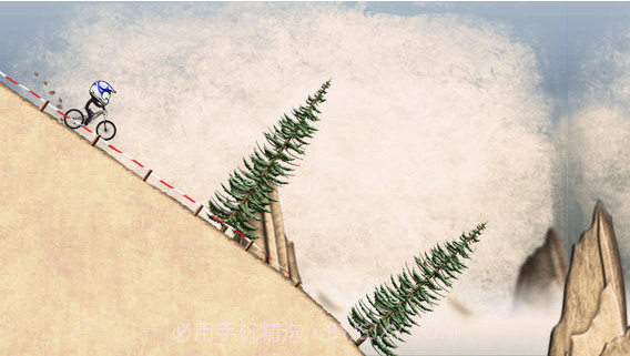 火柴人坡道飙车截图1