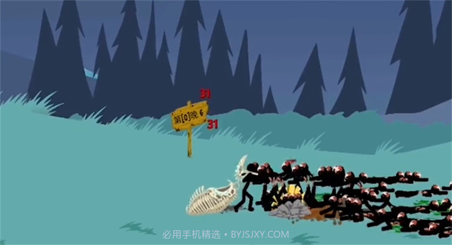 火柴人战争遗产白骨皮肤无限钻石版截图1