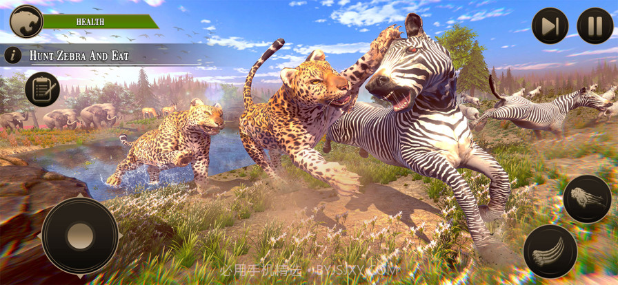 荒野豹家庭生活模拟截图1 荒野豹家庭生活模拟截图1