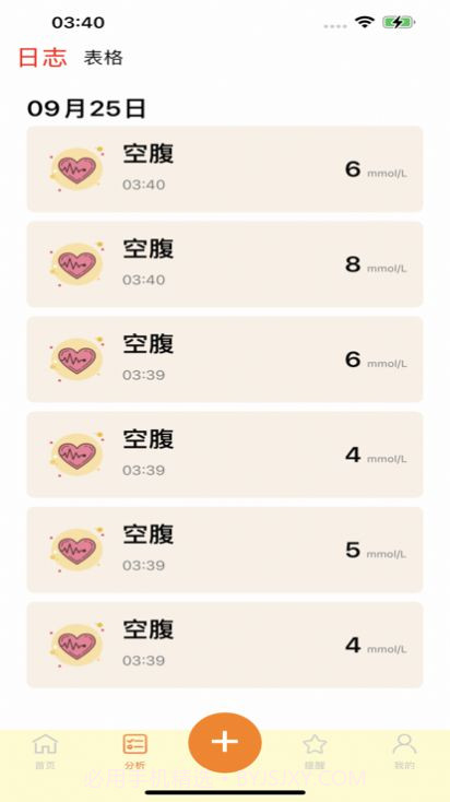 血糖小管家1截图3 血糖小管家1截图3