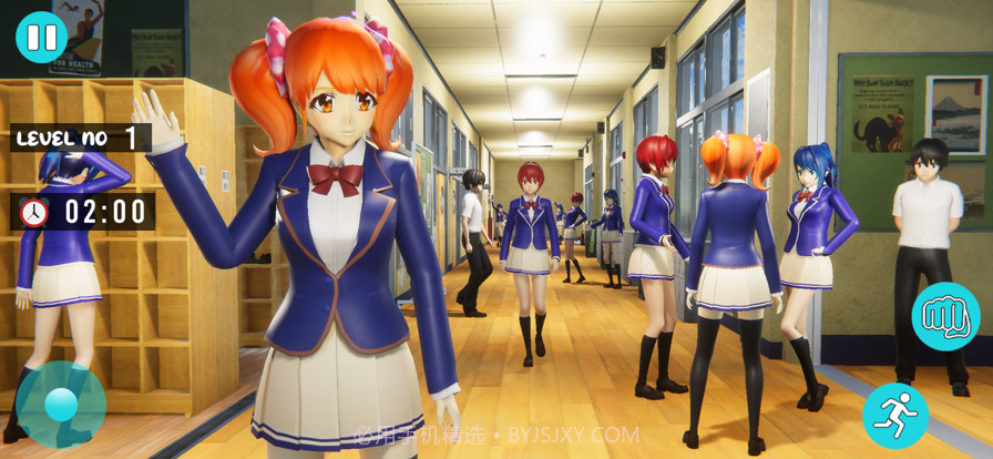 动漫女孩学校生活模拟截图4