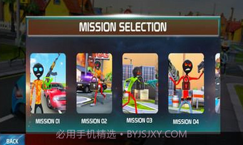 火柴人绳索英雄截图3