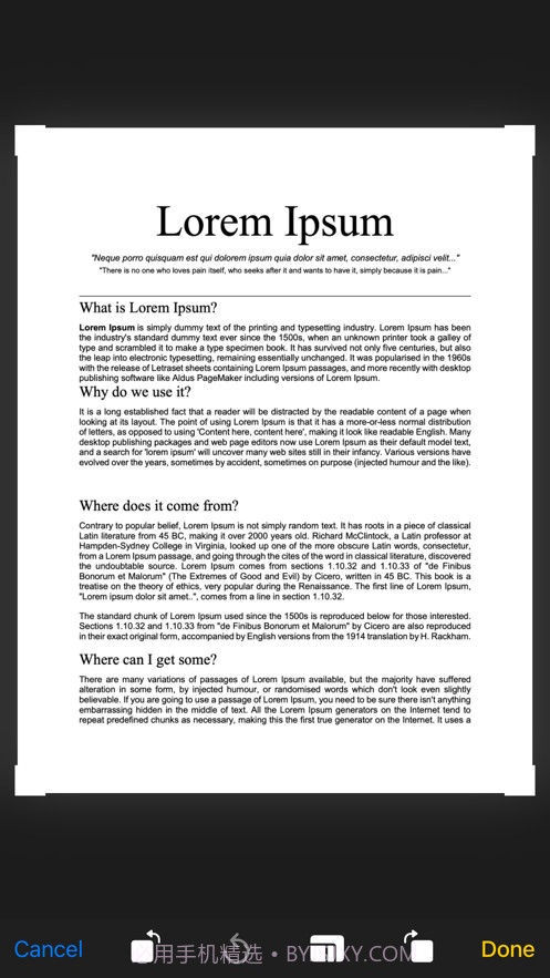 转换照片到PDF扫描器截图4