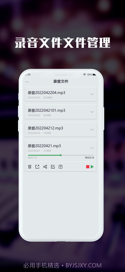 黑屏录音机截图9