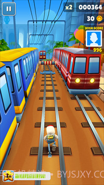 地铁跑酷里约版截图3 地铁跑酷里约版截图3