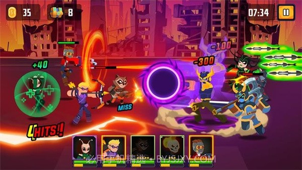 放置火柴人英雄战斗截图1 放置火柴人英雄战斗截图1