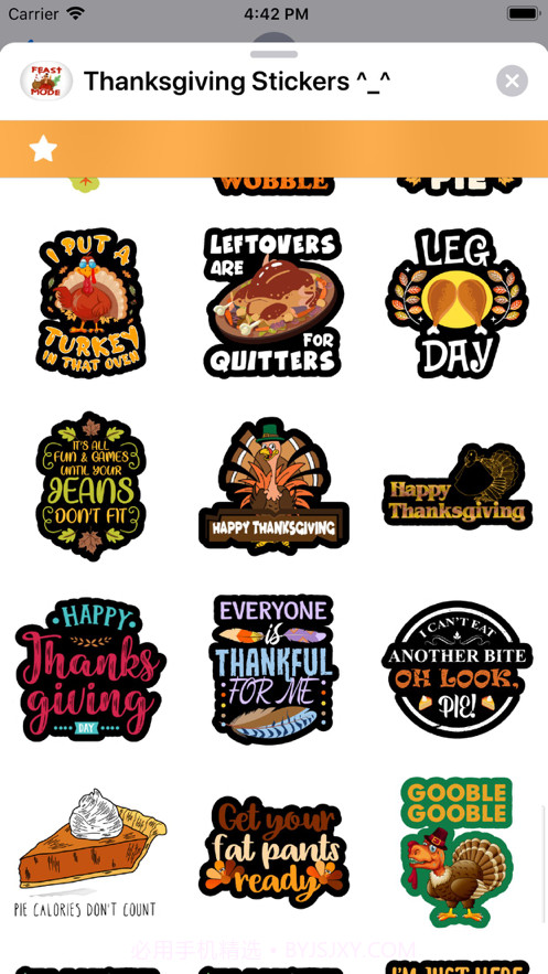 ThanksgivingStickers^_^截图5