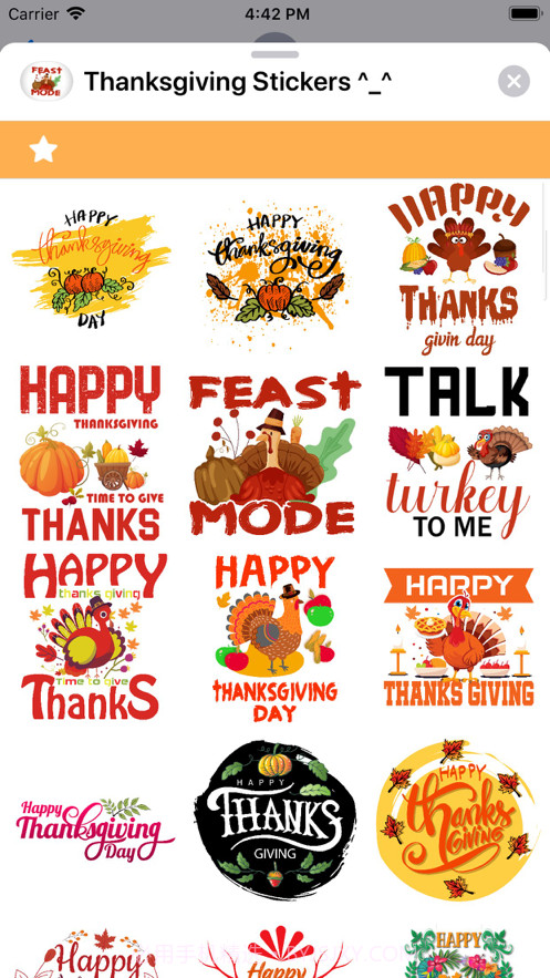 ThanksgivingStickers^_^截图1