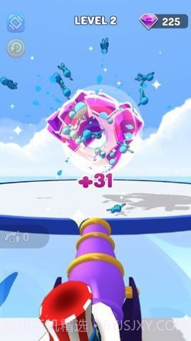 大炮发射小蓝人免费截图1 大炮发射小蓝人免费截图1