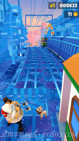 地铁跑酷星空魔改版2.0版本截图1 地铁跑酷星空魔改版2.0版本截图1