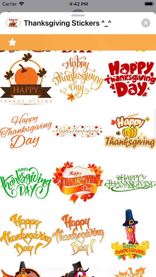 ThanksgivingStickers^_^截图7