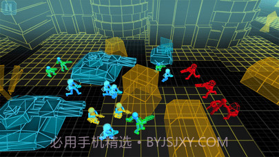 火柴人模拟器霓虹坦克战截图3