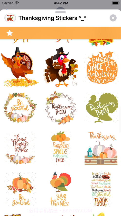 ThanksgivingStickers^_^截图8