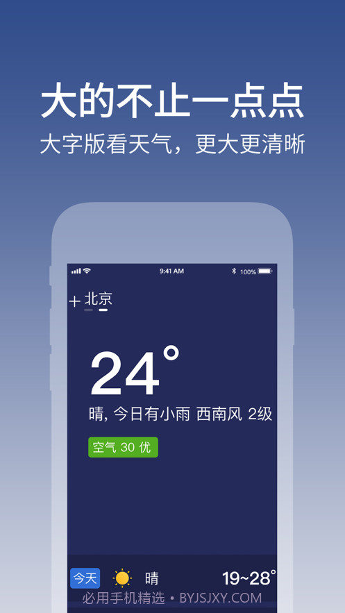 天气大字版截图1 天气大字版截图1