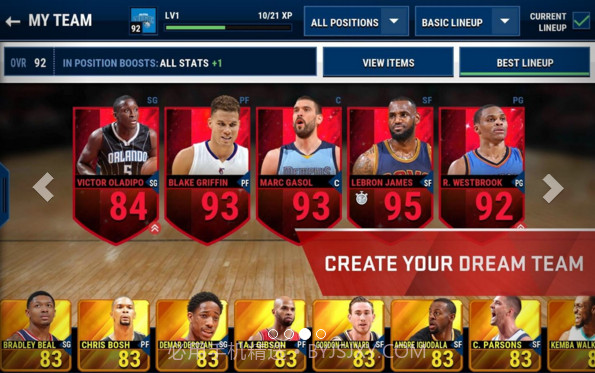 NBA LIVE Mobile截图3